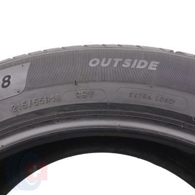 5. 4 x MICHELIN 215/55 R18 99V XL Primacy 4 S1 Sommerreifen 2020 5,2-6,3mm