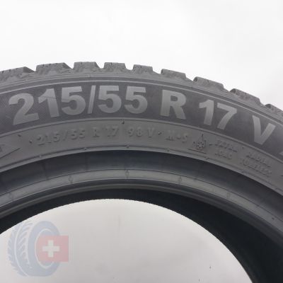 6. 215 55 17 4x SEMPERIT 215/55 R17 98V XL Speed-Grip 5 Winterreifen 2024 8mm WIE NEU