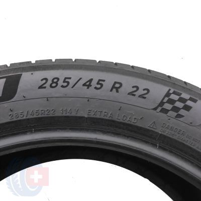 6. 2 x MICHELIN  285/45 R22 114Y XL Pilot sport 4 SUV Sommerreifen 2022 5-6.8mm