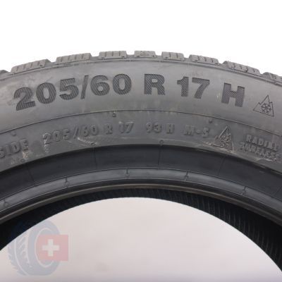 6. 205 60 17 4x CONTINENTAL 205/60 R17 93H WinterContact TS 850 P Winterreifen 2020 VOLL WIE NEU 