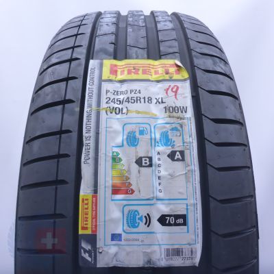 245 45 18 1x PIRELLI 245/45 R18 100W P Zero Vol Sommerreifen 2019 Ungebraucht  