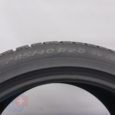 5. 285 40 20 2x PIRELLI 285/40 R20 108V XL PZero NFO Winter Winterreifen 2021 5,8-6mm