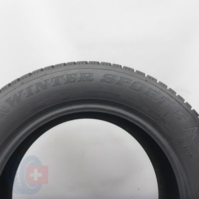 6.  215 60 16 4x DUNLOP  215/60 R16 95H WinterSport 5 Winterreifen 2020 9-8mm