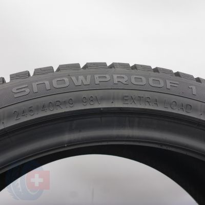 5. 245 40 19 2x NOKIAN 245/40 R19 98V XL Snowproof1 Winterreifen 2024 7,8-8mm