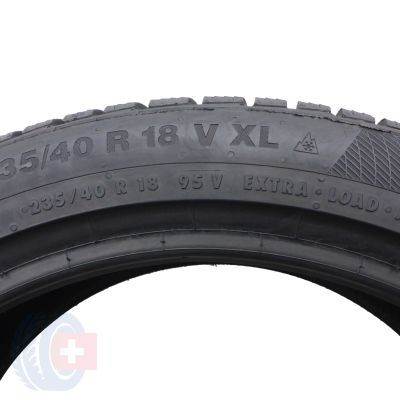 5. 2 x CONTINENTAL 235/40 R18 95V XL WinterContact TS850P Winterreifen 2019 WIE NEU 7,2mm