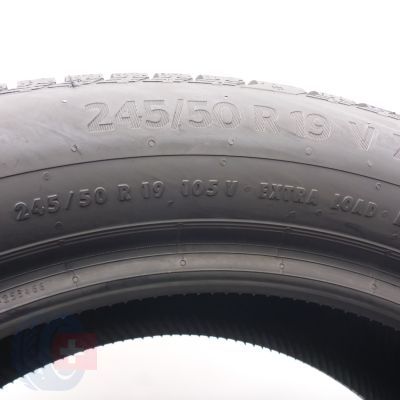 8. 245 50 19 1x CONTINENTAL 245/50 R19 105V XL WinterContact TS860 S SSR RSC Winterreifen 2025 8,8mm