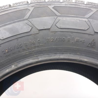 8. 225 65 16C 4x CONTINENTAL 225/65 R16C 112/110R VanContact Winter Winterreifen 2022 WIE NEU VOLL