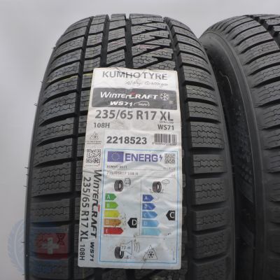 4. 235 65 17 4x KUMHO 235/65 R17 108H XL WinterCraft WS71 SUV Winterreifen 2022 VOLL 4. 235 65 17 4x KUMHO 235/65 R17 108H XL WinterCraft WS71 SUV Winterreifen 2022 VOLL