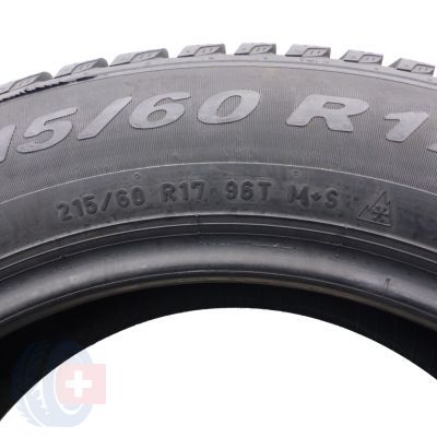 2. 215 60 17 1x PIRELLI 215/60 R17 96T Winter Cinturato Winterreifen 2021 WIE NEU 8,8mm