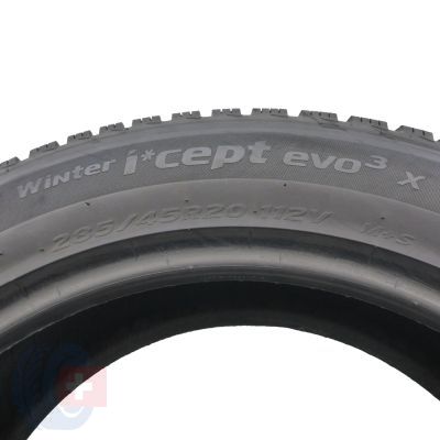 7. 285 45 20 4x HANKOOK 285/45 R20 112V XL Winter I cept evo 3 X W330A Winterreifen 7-7,8mm 2022