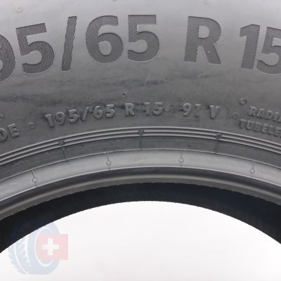 5. 195 65 15 4x CONTINENTAL 195/65 R15 91V EcoContact6 Sommerreifen 2019 5,5-6mm