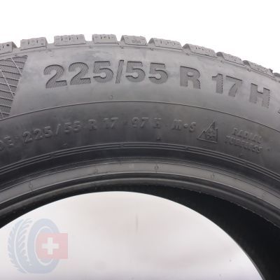 5. 225 55 17 1x CONTINENTAL 225/55 R17 97H RunFlat BMW MOE WinterContact TS850P Winterreifen 2022 VOLL