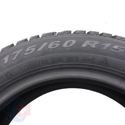 7.  175 60 15 2x PIRELLI 175/60 R15 81T Winter Cinturato Winterreifen 2018 VOLL Ungebraucht  