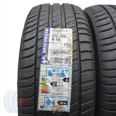 2. 215 55 16 2x MICHELIN 215/55 R16 293V Primacy 3 Sommerreifen 2017 VOLL Ungebraucht   