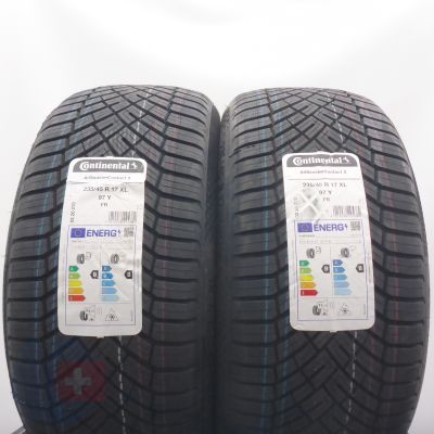 4.  235 45 17 4 x CONTINENTAL 235/45 R17 97Y XL AllSeasonContact 2 Ganzjahresreifen 2025 VOLL WIE NEU