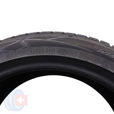 7. 245 40 18 2x VREDESTEIN 245/40 R18 97W XL Wintrac Pro Winterreifen 2022 WIE NEU VOLL