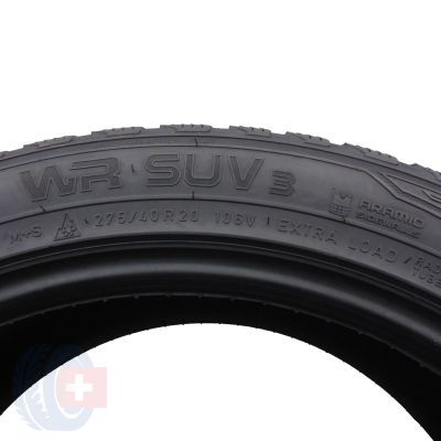 5. 275 40 20 2x NOKIAN 275/40 R20 106V XL WR SUV 3 Winterreifen 7,5mm 2016