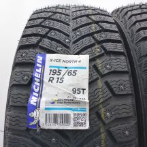 2. 195 65 15 2x MICHELIN 195/65 R15 95T XL X-ICE North 4 KOLCE Winterreifen  2022