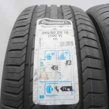 2.  245 50 18 2 x CONTINENTAL 245/50 R18 100Y ContiSportContact 5 N0  Sommerreifen 2016 VOLL Ungebrauchte   