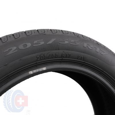 5. 1 x PIRELLI 205/55 R17 91V Cinturato P7 Sommerreifen DOT19 NEU