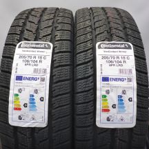 3. 205 70 15C 4x CONTINENTAL 205/70 R15C 106/104R VanContact Winter Winterreifen 2020 VOLL