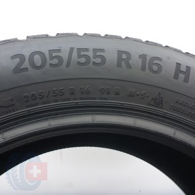 5. 205 55 16 2x CONTINENTAL 205/55 R16 91H WinterContact TS870 Winterreifen 2022 6,8mm