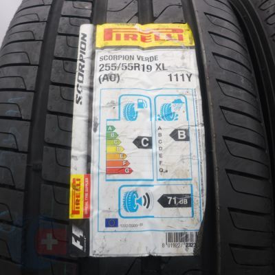 2. 255 55 19 2x PIRELLI 255/55 R19 111Y AO XL Scorpion Verde Sommerreifen 2018 VOLL