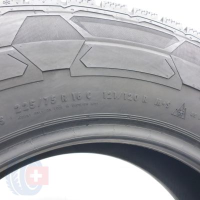 5. 225 75 16C 4x CONTINENTAL 121/120R VanContact Winter Winterreifen 2019 6,8-8mm