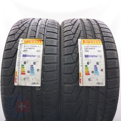 235 40 19 2x PIRELLI 235/40 R19 92V Sottozero Winter 240 serieII Winterreifen 2023 VOLL WIE NEU 