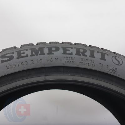 6. 235 40 19 2x SEMPERIT 235/40 R19 96V XL Speed-Grip 5 Winterreifen 2024 7-7,2mm