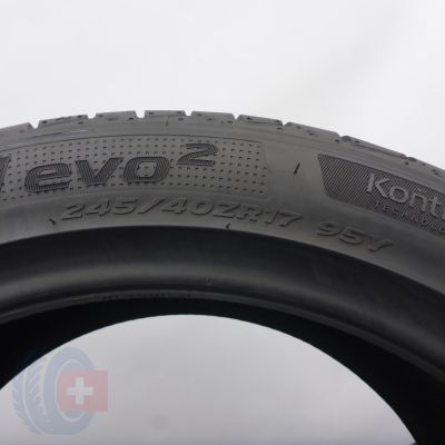 7. 245 40 17 2x HANKOOK 245/40 R17 95Y XL Ventus S1 evo2 Sommerreifen 2017 5mm 