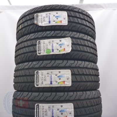  205 70 15C 4 x CONTINENTAL  205/70 R15C 106/104R ContiVanContact 100 Sommerreifen 2021 VOLL 