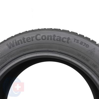 6. 205 55 16 2x CONTINENTAL 205/55 R16 91H WinterContact TS870 Winterreifen 8-8,8mm 2021/23