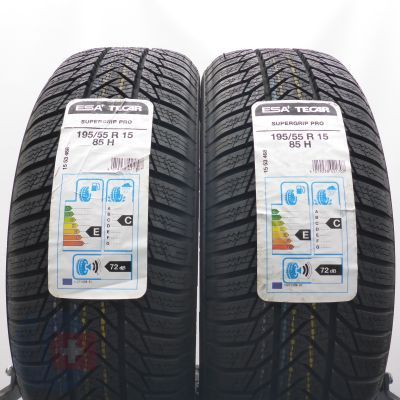 5.  195 55 15 4x ESA TECAR 195/55 R15 85H SuperGrip Pro Winterreifen 2019 Ungebraucht  