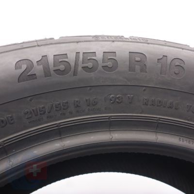 4. 215 55 16 1x CONTINENTAL 215/55 R16 93Y ContiPremiumContact 5 Sommerreifen 2013 Ungebraucht   