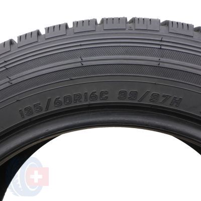 5. 2 x FALKEN 195/60 R16C 99/97H Euro AllSeason VAN11 Ganzjahresreifen 2020 7,6-7,8mm