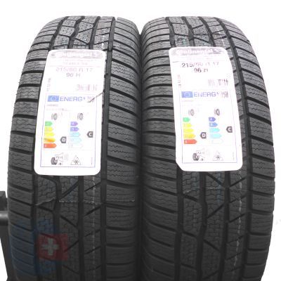 3. 215 60 17 4x CONTINENTAL 215/60 R17 96H ContiWinterContact TS 830 P M0 Winterreifen 2021 VOLL WIE NEU