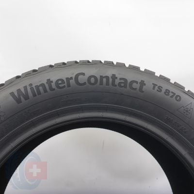 4. 215 55 16 1x CONTINENTAL 215/55 R16  97H XL WinterContact TS 870 Winterreifen 2022 Ungebraucht  