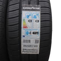 2. 4 x GOODYEAR 205/55 R17 91V EfficientGrip Performance Sommerreifen 2019 VOLL Wie Neu