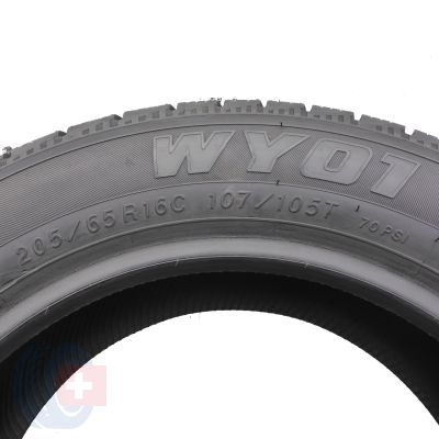 6. 205 65 16C 4x YOKOHAMA 205/65 R16C 107/105T WY01 Winterreifen 2019 Wie Neu 8-9,2mm