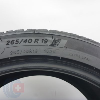 5. 265 40 19 1x MICHELIN 265/40 R19 102V XL Pilot Alpin 4 Winterreifen 2024 7,5mm