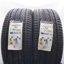225 55 16 2x CONTINENTAL 225/55 R16 95W UltraContact Sommerreifen 2023 VOLL WIE NEU