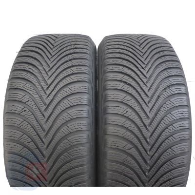 2 x MICHELIN 205/55 R16 91H Alpin 5  RUN FLAT Winterreifen 2015 7mm WIE NEU 
