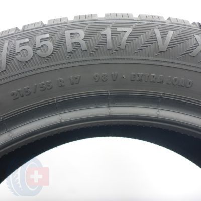 5. 215 55 17 2x GISLAVED 215/55 R17 98V XL EuroFrost6 Winterreifen 2022, 2023 7-7,2mm