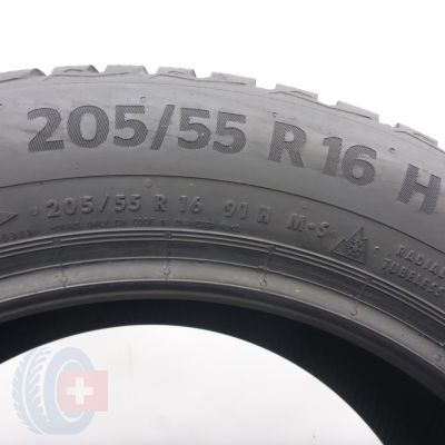 6. 205 55 16 2x CONTINENTAL 205/55 R16 91H WinterContact TS 870 Winterreifen 2024 8,2-7,8mm