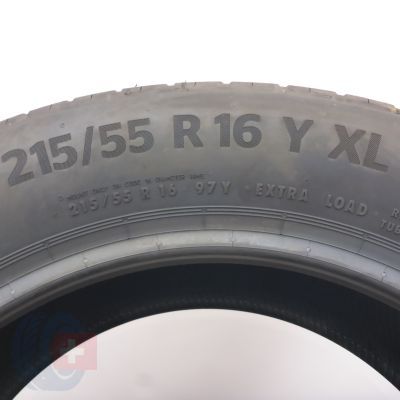 7. 215 55 16 4x CONTINENTAL 215/55 R16 97Y XL EcoContact 6 Sommerreifen 2022 VOLL 