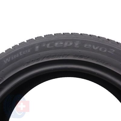 7. 205 55 17 4x HANKOOK 205/55 R17 95V XL Winter I cept evo 2 W320 Winterreifen 2021 VOLL Wie Neu