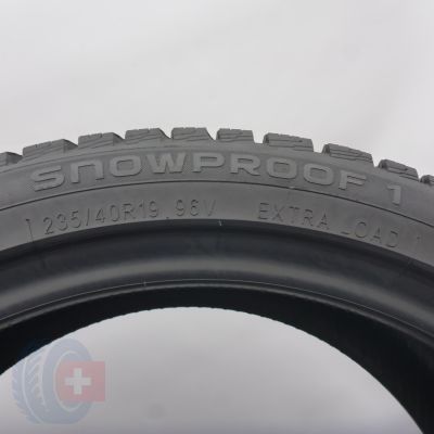 5. 235 40 19 2x NOKIAN 235/40 R19 96V XL Snowproof 1 Winterreifen 2023 6,8-7mm