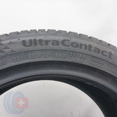 7. 225 45 17 4x CONTINENTAL 225/45 R17 94W XL UltraContact Sommerreifen 2025/26 Ungebraucht   