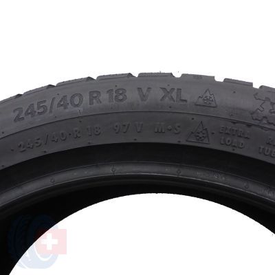 6. 2 x CONTINENTAL 245/40 R18 97V WinterContact TS870P Winterrefien 2021, 2022 6,8-7,2mm